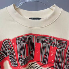 Mixed EMOTION Retro Art Club Graphic Crewneck Sweatshirt
