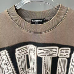 Mixed EMOTION Graffiti City Art Crewneck Sweatshirt